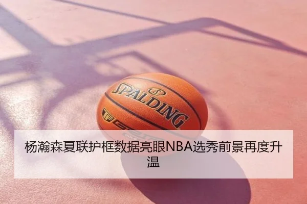 杨瀚森夏联护框数据亮眼NBA选秀前景再度升温